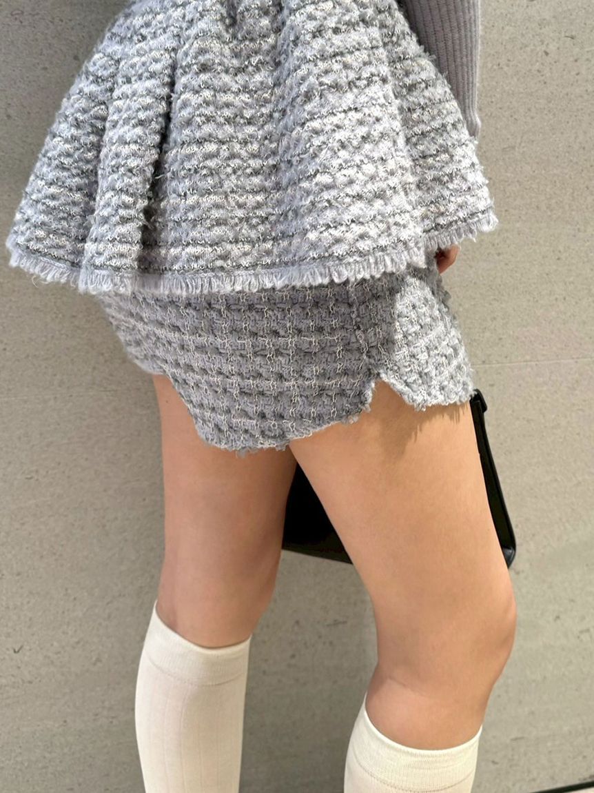 LILY BROWN「ツイードニットショートパンツ」|その他|BLU