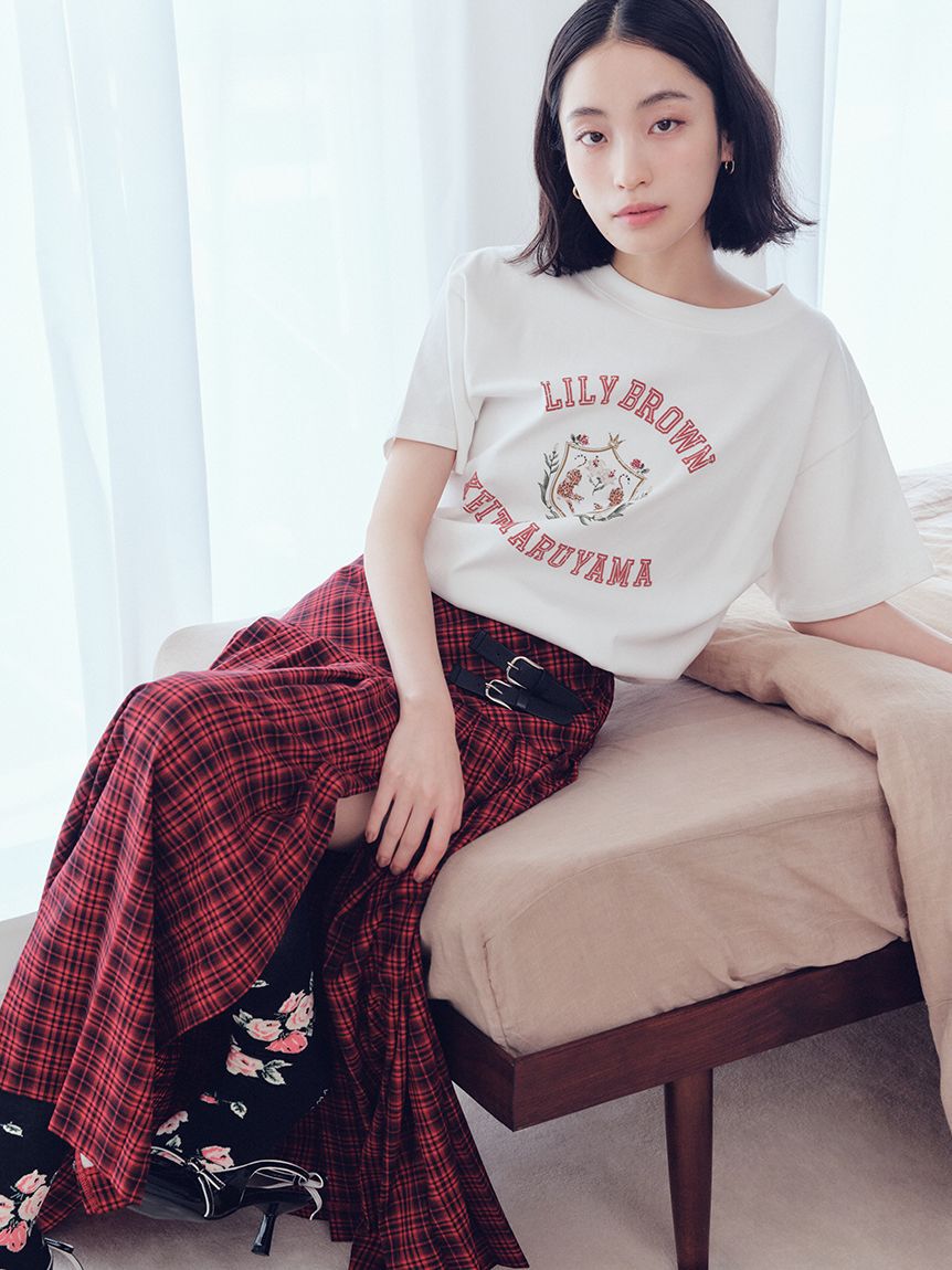 LILY BROWN「【LILY BROWN&times;KEITA MARUYAMA】バリエーショングラフィックTシャツ」|Tシャツ・カットソー|