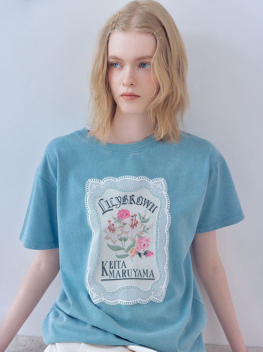 LILY BROWN「【LILY BROWN&times;KEITA MARUYAMA】バリエーショングラフィックTシャツ」|Tシャツ・カットソー|BLU