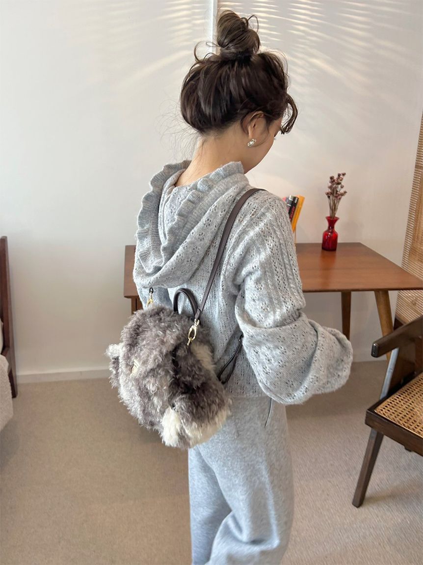 LILY BROWN「ニットリラックスパンツ」|チノ|