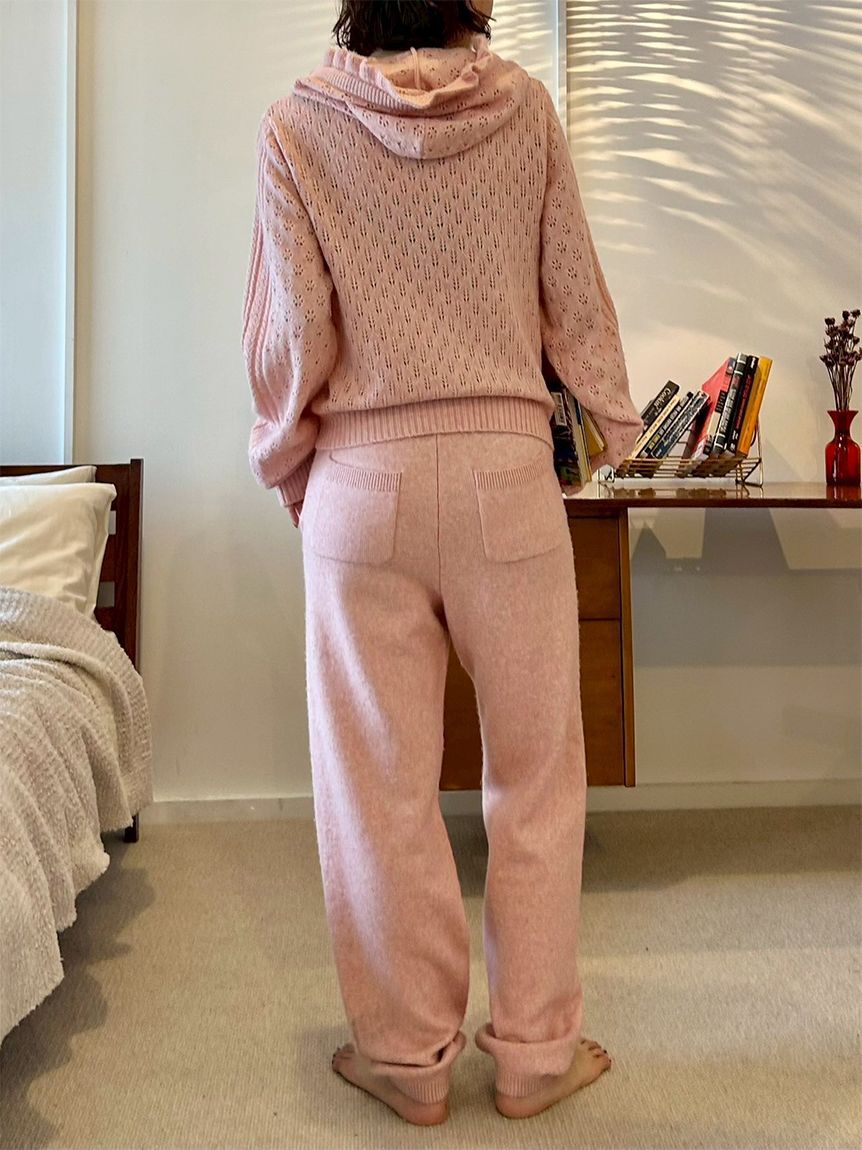 LILY BROWN「ニットリラックスパンツ」|チノ|