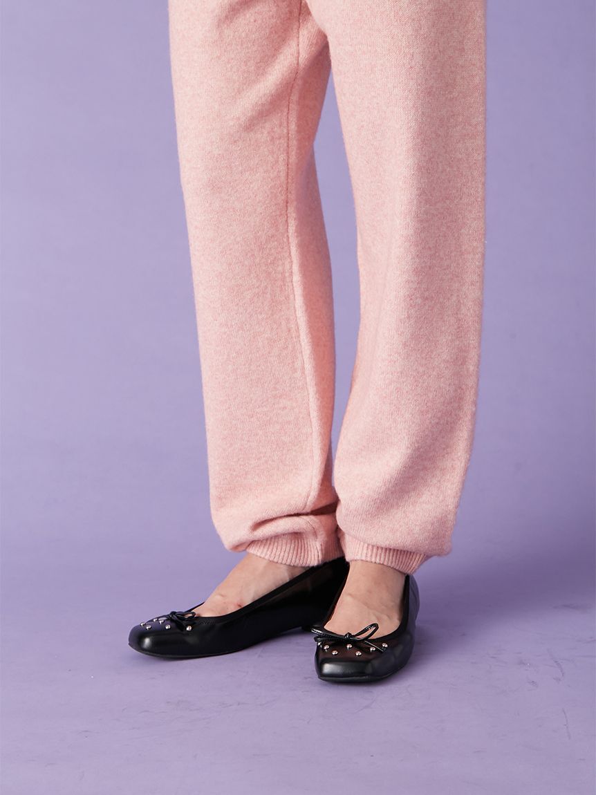 LILY BROWN「ニットリラックスパンツ」|チノ|