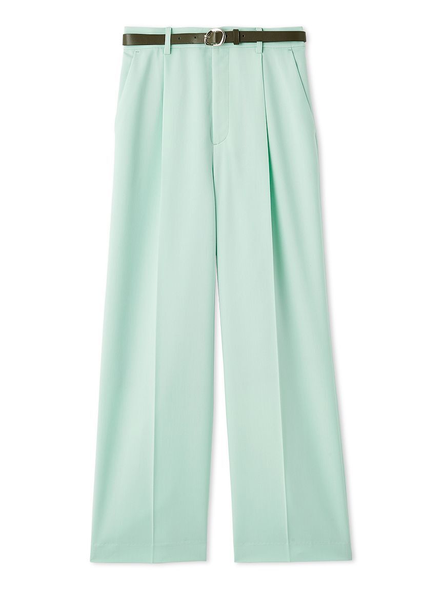 LILY BROWN「ベルト付きバックスリットパンツ」|チノ|GRN