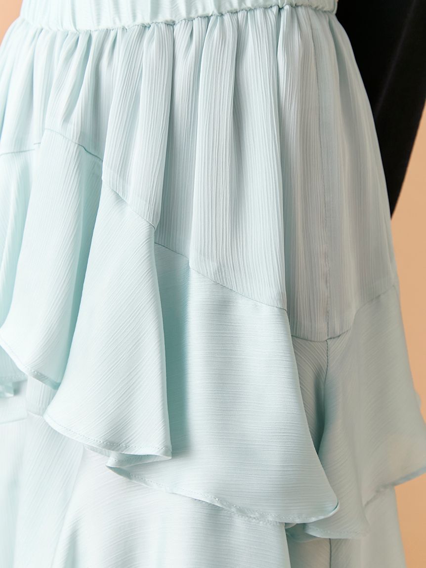 LILY BROWN「スリットティアードスカート」|スカート|