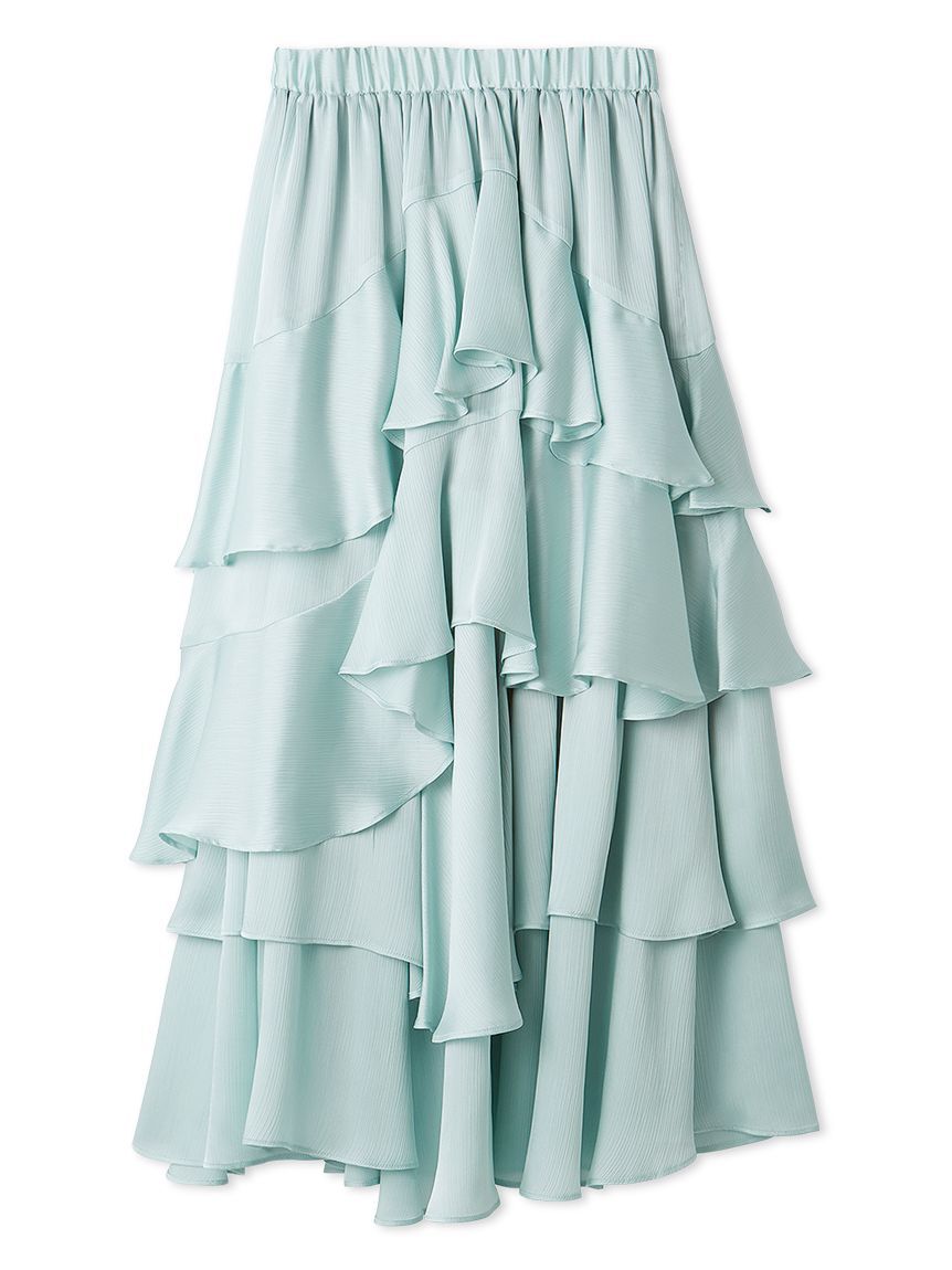 LILY BROWN「スリットティアードスカート」|スカート|