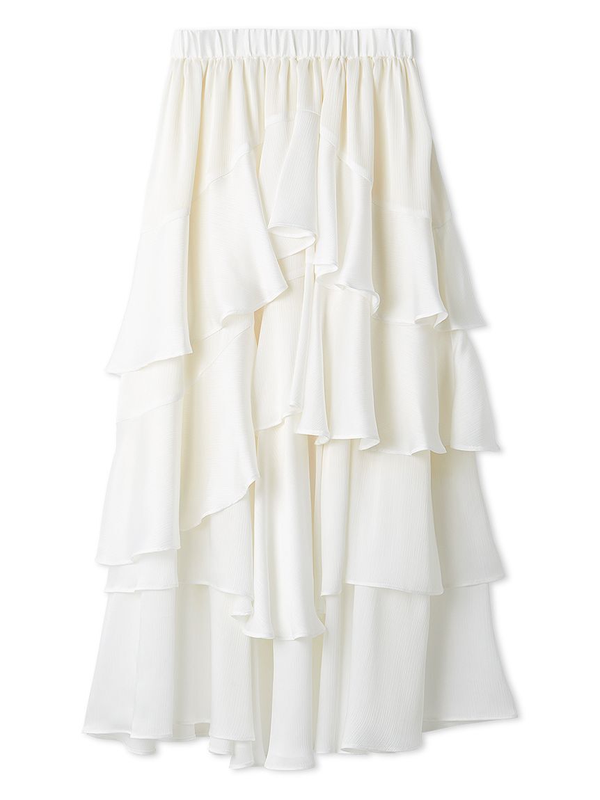 LILY BROWN「スリットティアードスカート」|スカート|