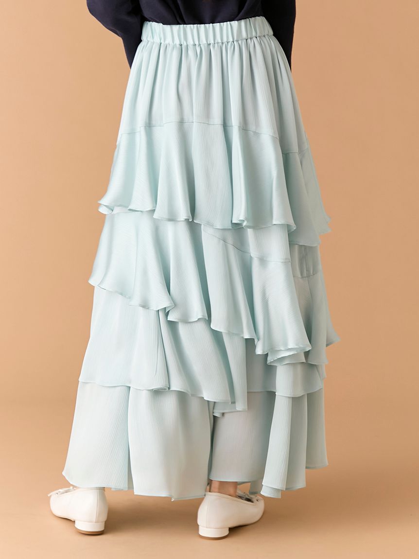 LILY BROWN「スリットティアードスカート」|スカート|