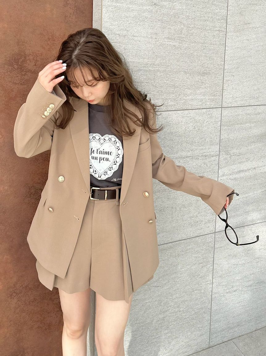 LILY BROWN「ベルトセットショートパンツ」|その他|