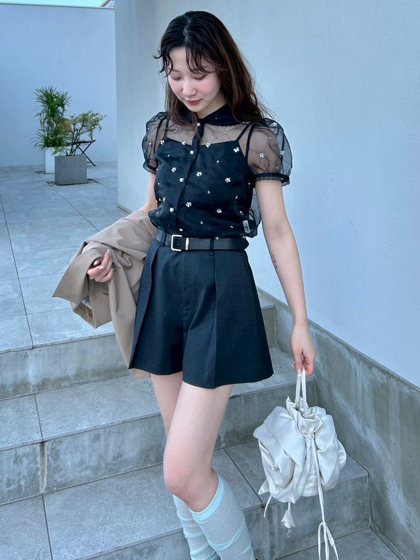 LILY BROWN「ベルトセットショートパンツ」|その他|