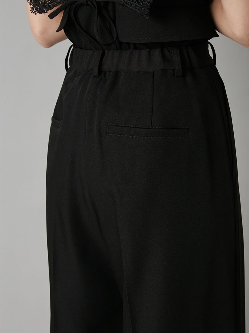 LILY BROWN「センターラインワイドタックパンツ」|チノ|