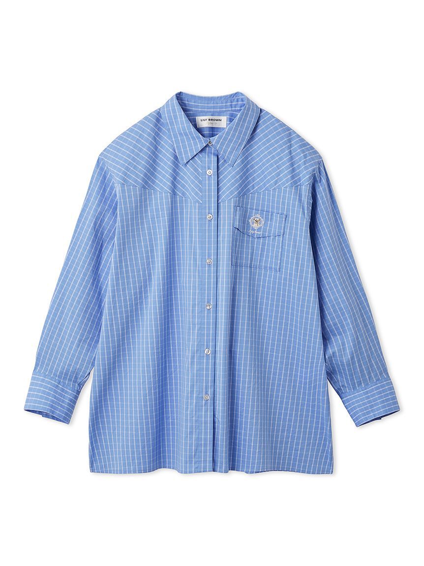 LILY BROWN「Lily Bearレターモチーフバリエシャツ」|シャツ・ブラウス|