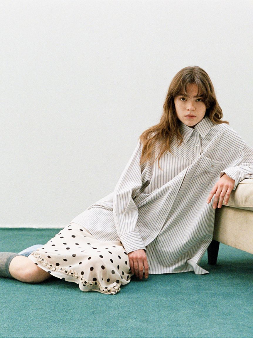 LILY BROWN「Lily Bearレターモチーフバリエシャツ」|シャツ・ブラウス|