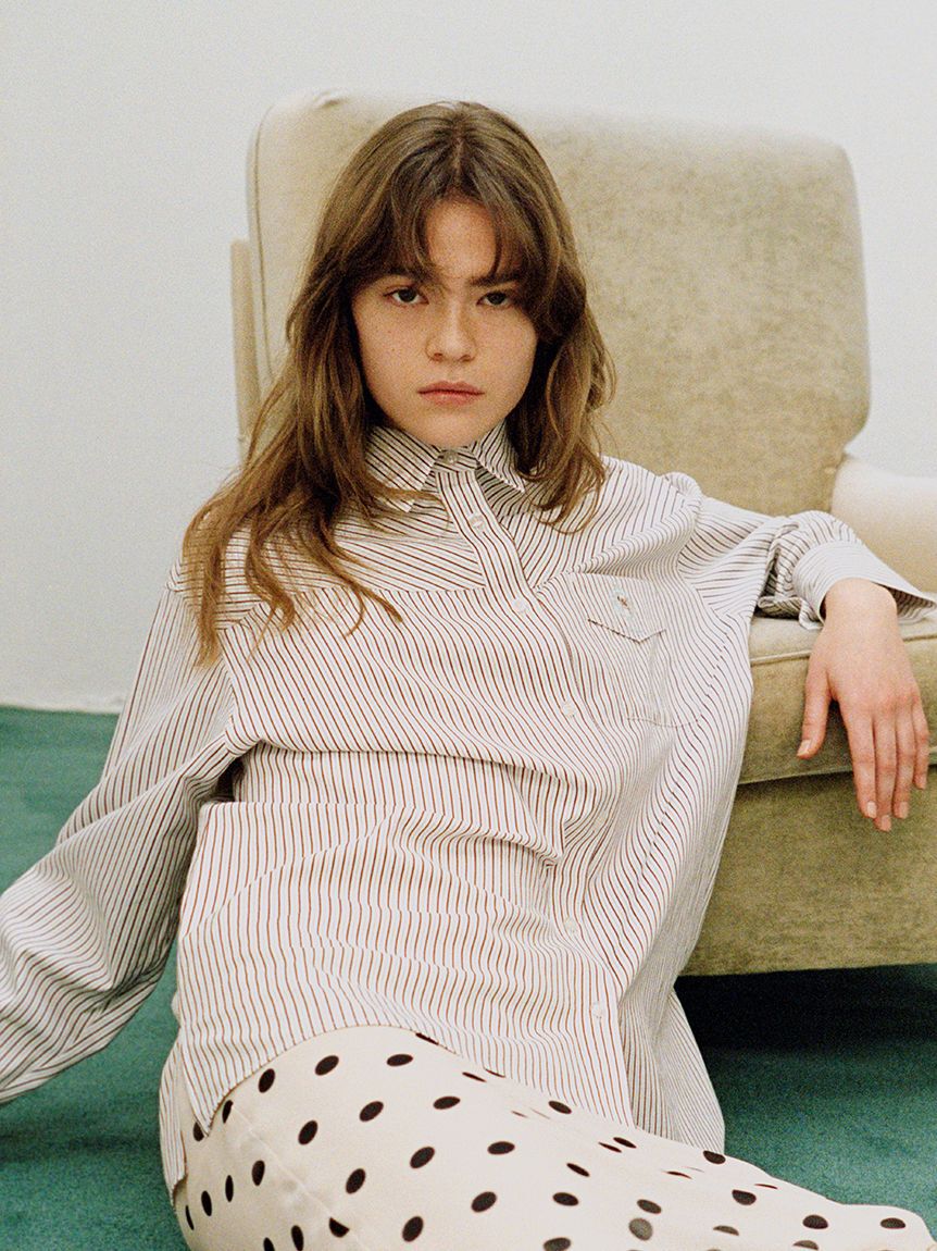 LILY BROWN「Lily Bearレターモチーフバリエシャツ」|シャツ・ブラウス|