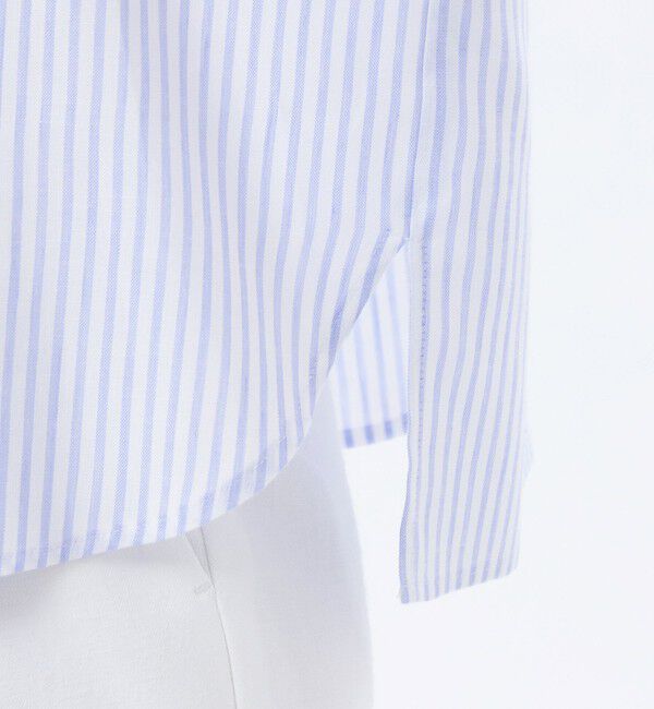 MACKINTOSH PHILOSOPHY「バンドカラーリネンミックスブラウス」|シャツ・ブラウス|