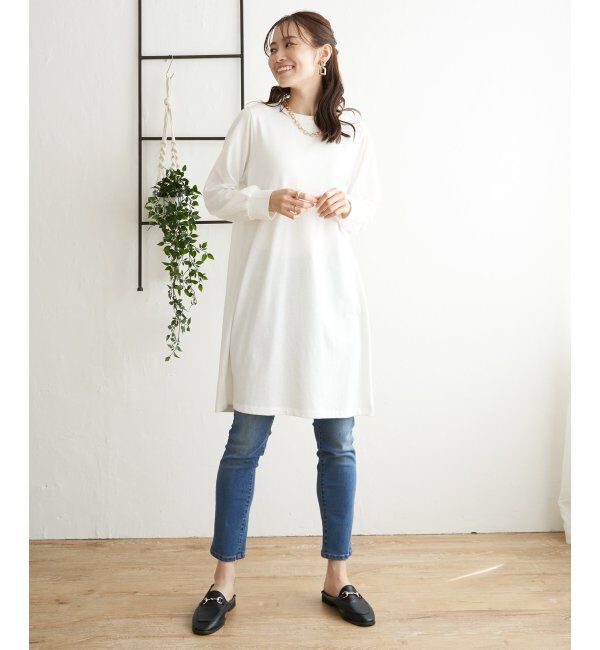 ikka「【2点セット】ニットベストアンサンブルワンピース」|ワンピース|