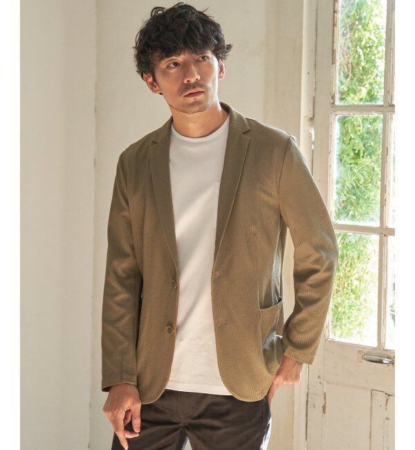 IKKA LOUNGE「GOKU楽ワーク サッカージャケット」|テーラードジャケット|