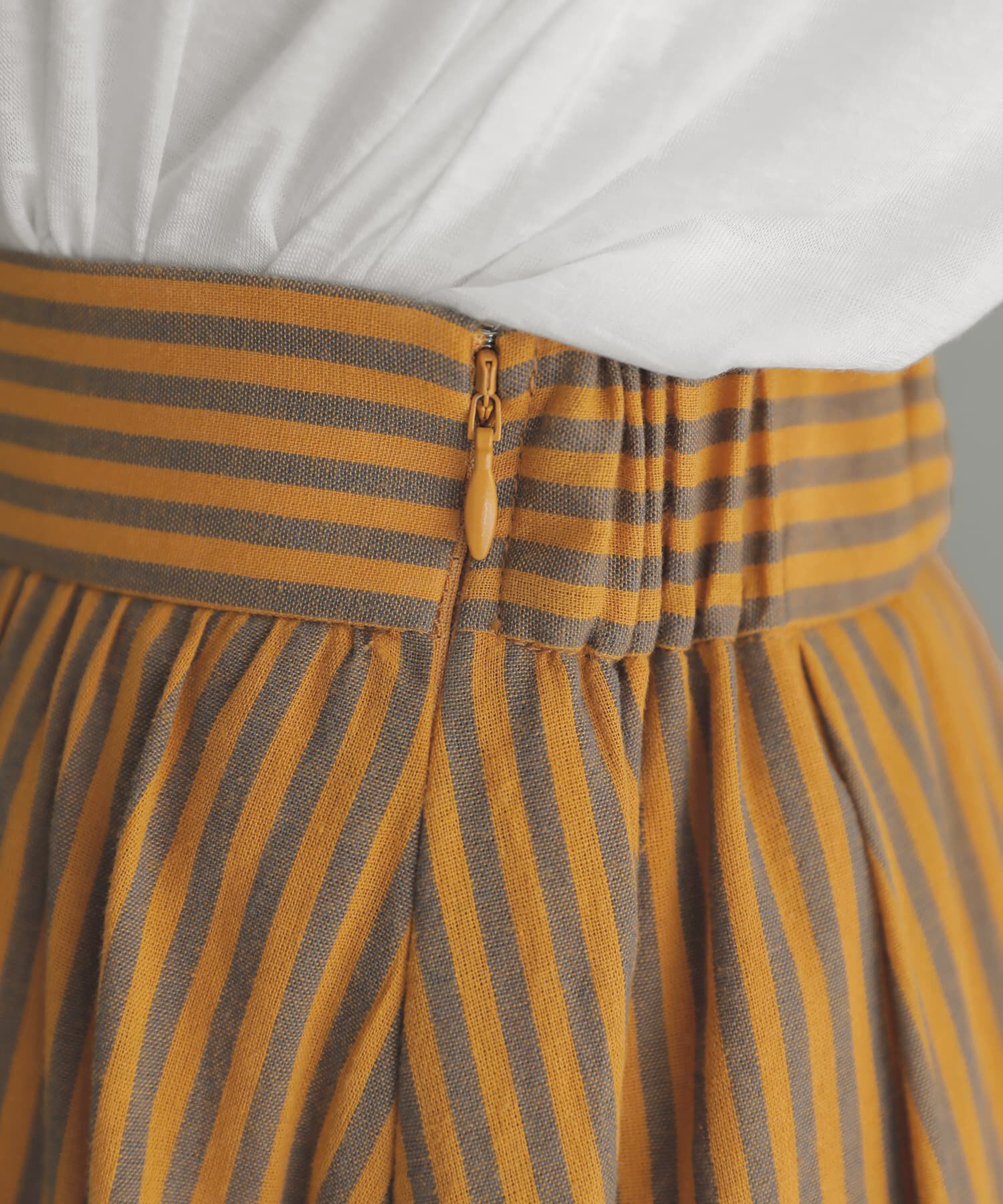 STYLE DELI「カラーナチュラルストライプ織りスカート」|スカート|