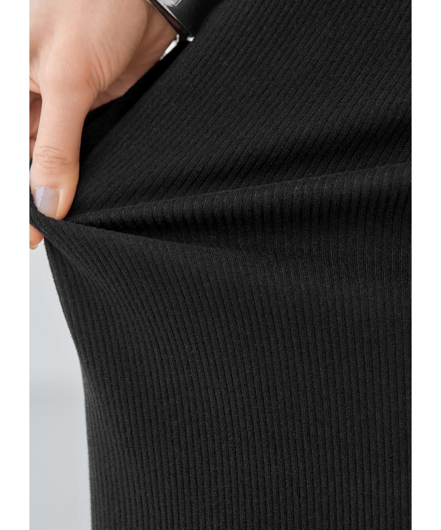 STYLE DELI「表面リブストレッチペンシルスカート」|スカート|