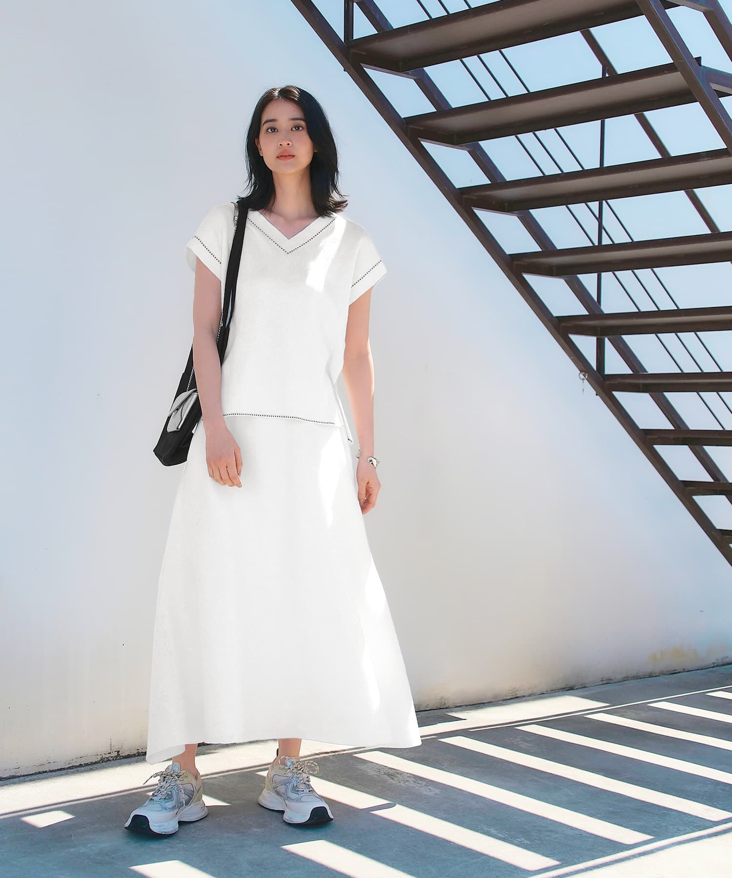 STYLE DELI「Softy Cotton／ミラノリブ編みマキシ丈スカート」|スカート|