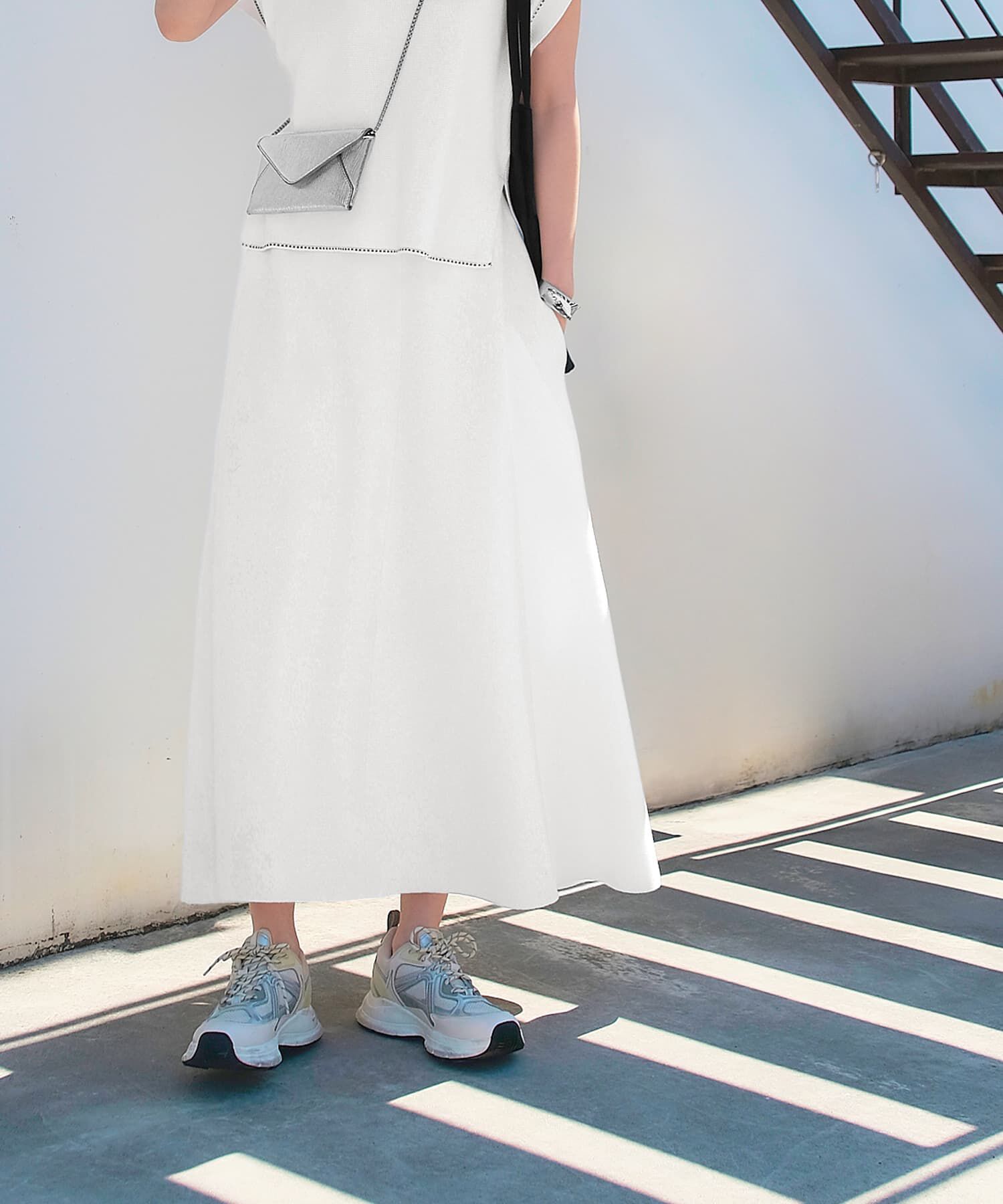 STYLE DELI「Softy Cotton／ミラノリブ編みマキシ丈スカート」|スカート|