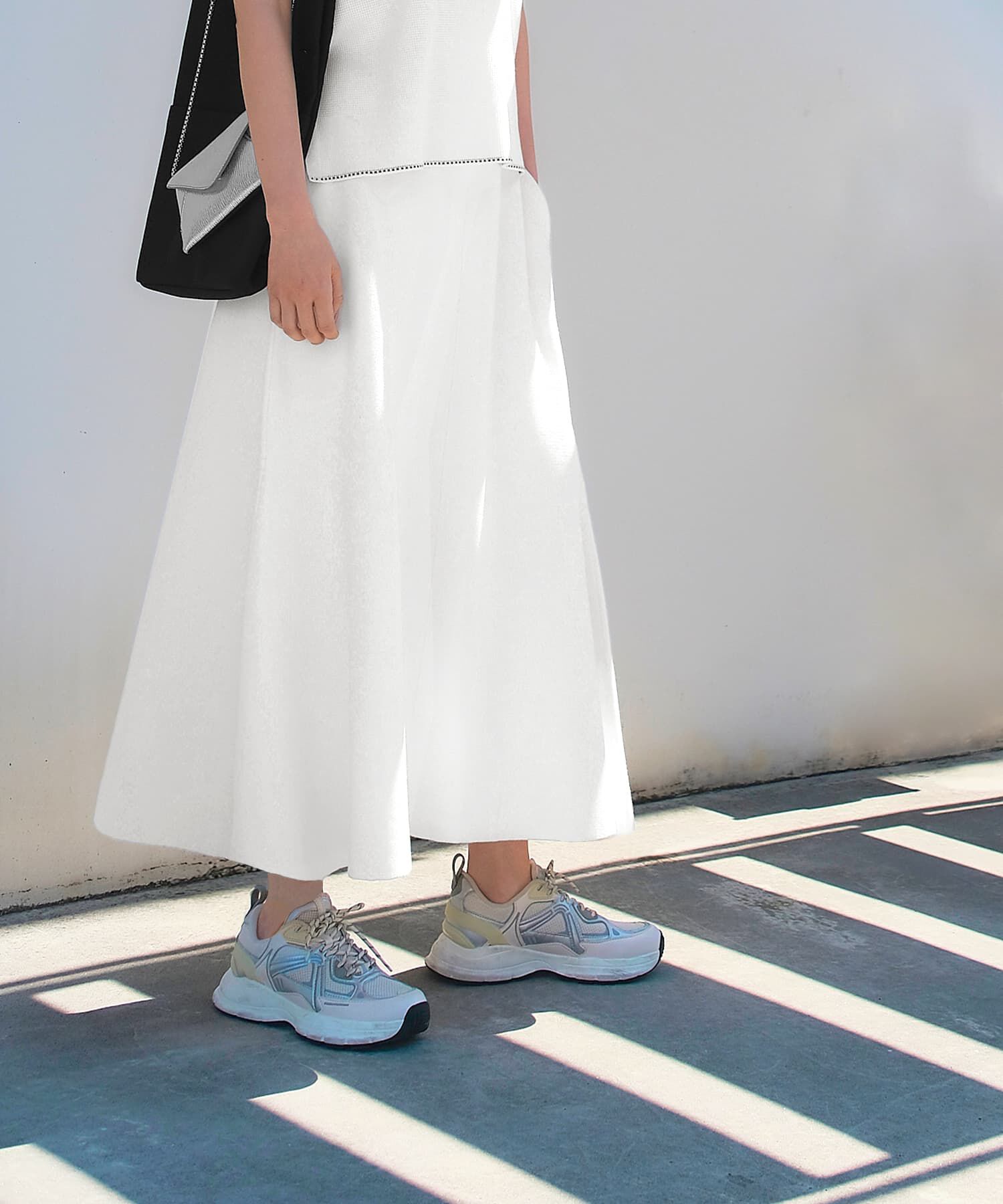 STYLE DELI「Softy Cotton／ミラノリブ編みマキシ丈スカート」|スカート|