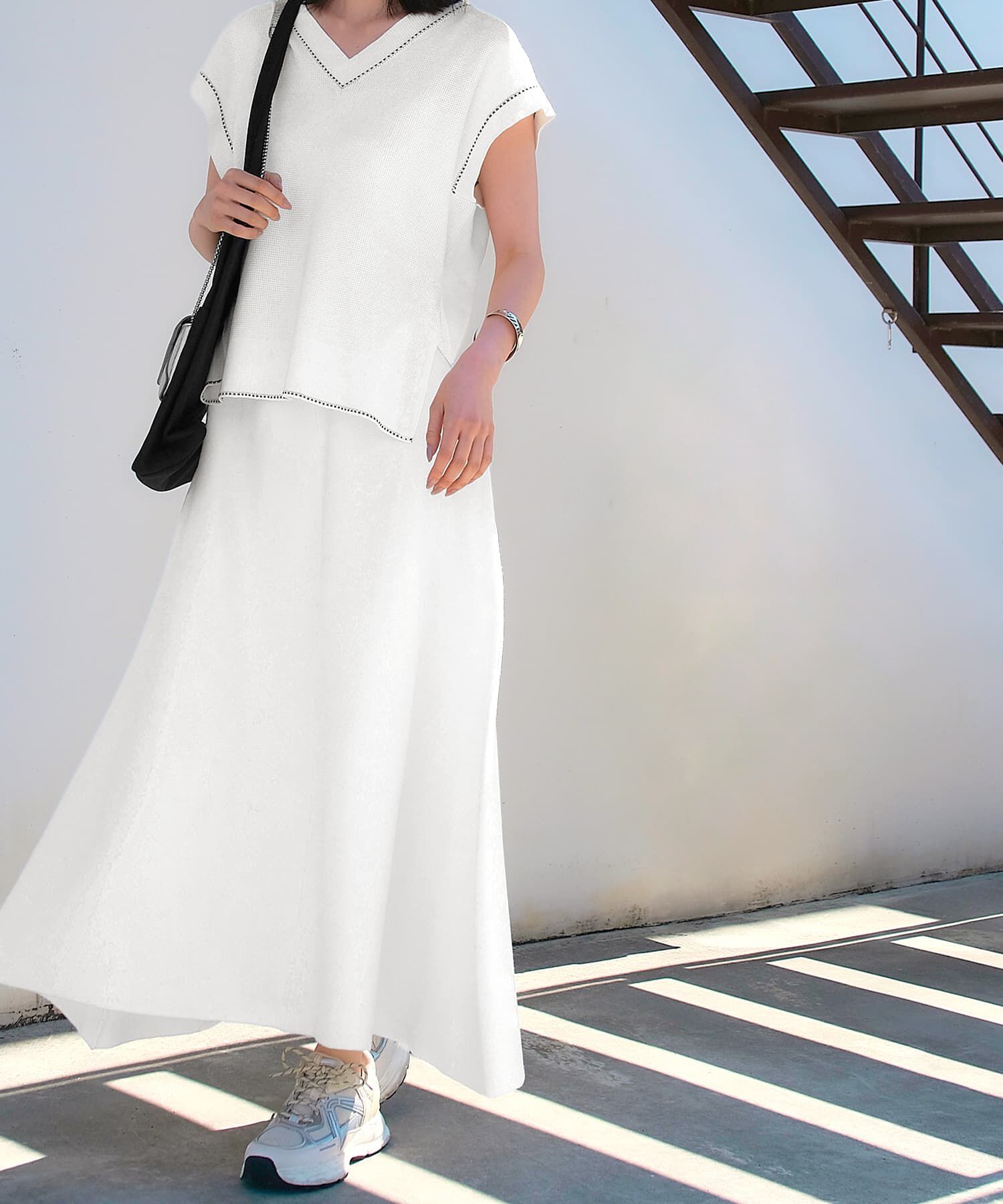 STYLE DELI「Softy Cotton／ミラノリブ編みマキシ丈スカート」|スカート|