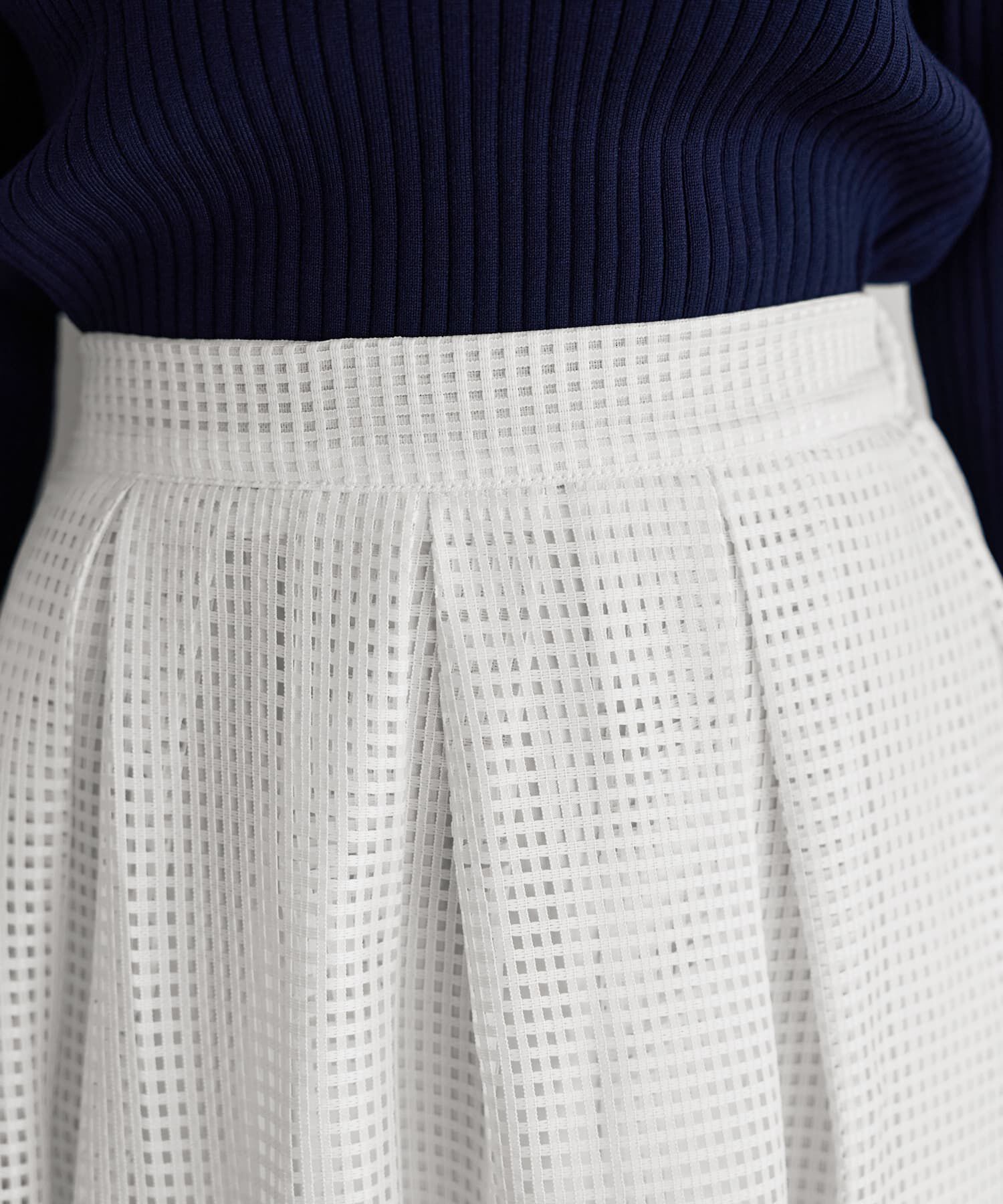 STYLE DELI「【LUXE】メッシュフレアスカート」|スカート|