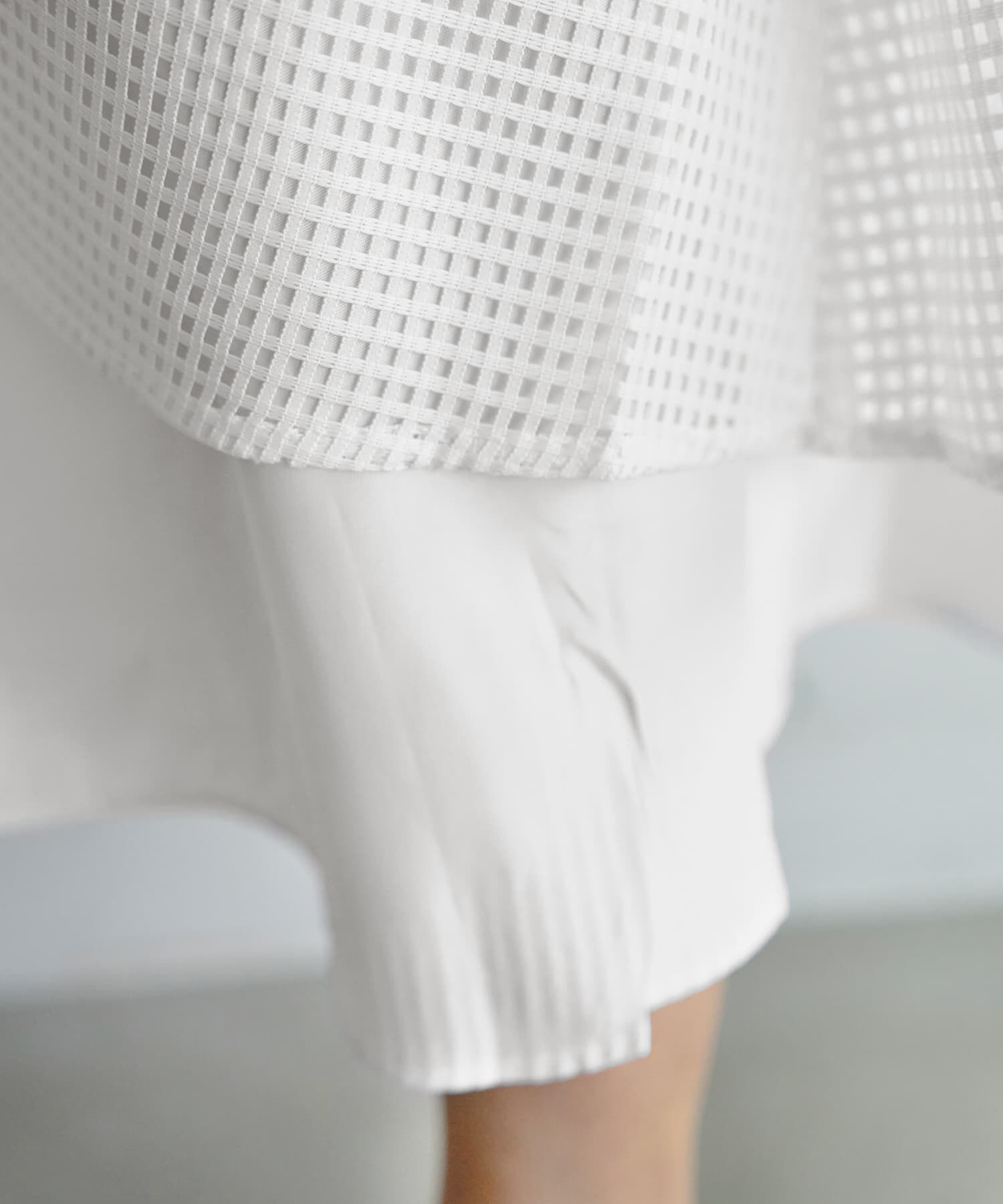 STYLE DELI「【LUXE】メッシュフレアスカート」|スカート|