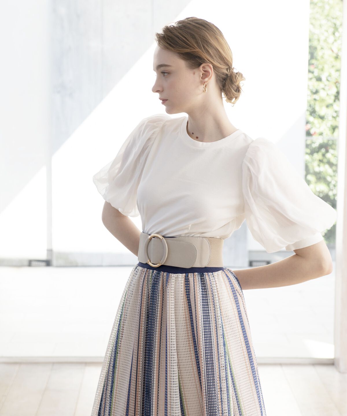 アンドクチュール「シアースリーブプルオーバー」|Tシャツ・カットソー|