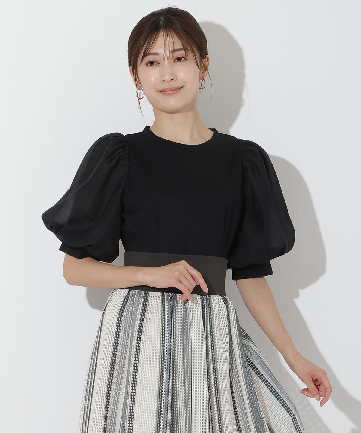 アンドクチュール「シアースリーブプルオーバー」|Tシャツ・カットソー|