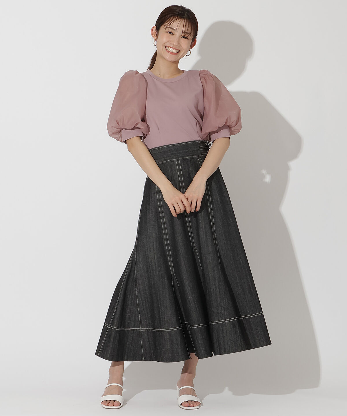 アンドクチュール「シアースリーブプルオーバー」|Tシャツ・カットソー|