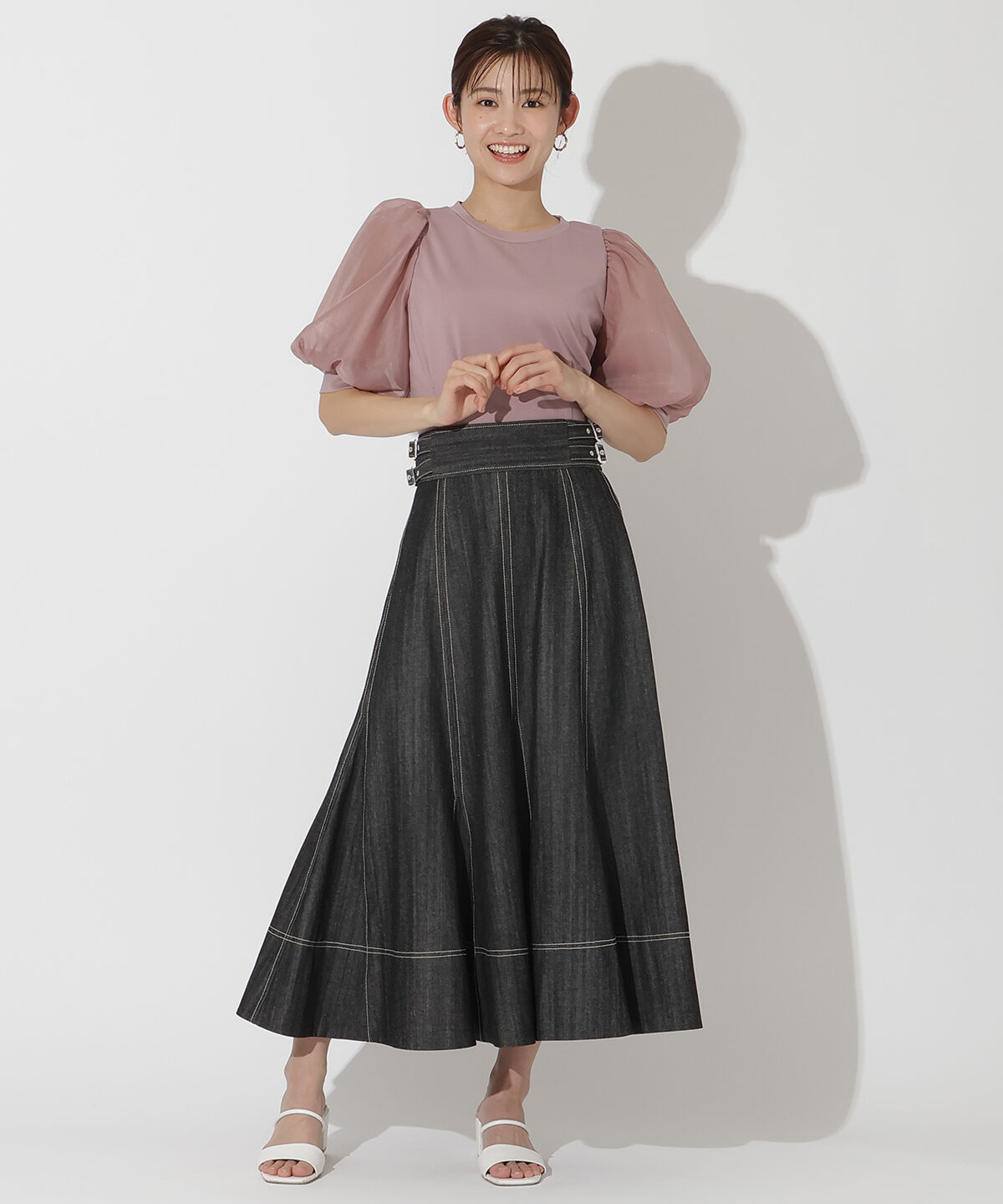 アンドクチュール「シアースリーブプルオーバー」|Tシャツ・カットソー|