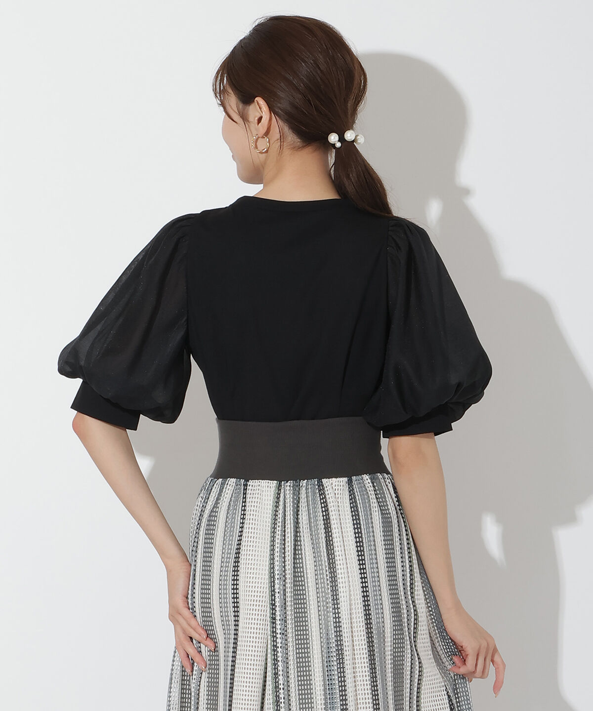 アンドクチュール「シアースリーブプルオーバー」|Tシャツ・カットソー|