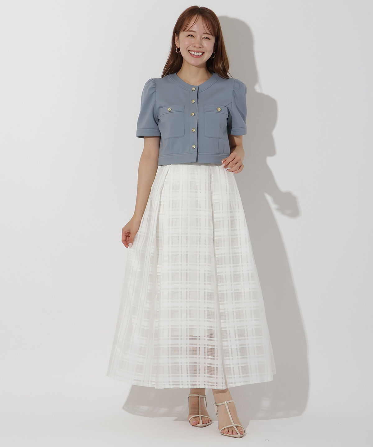 アンドクチュール「ポンチノーカラージャケット」|その他|