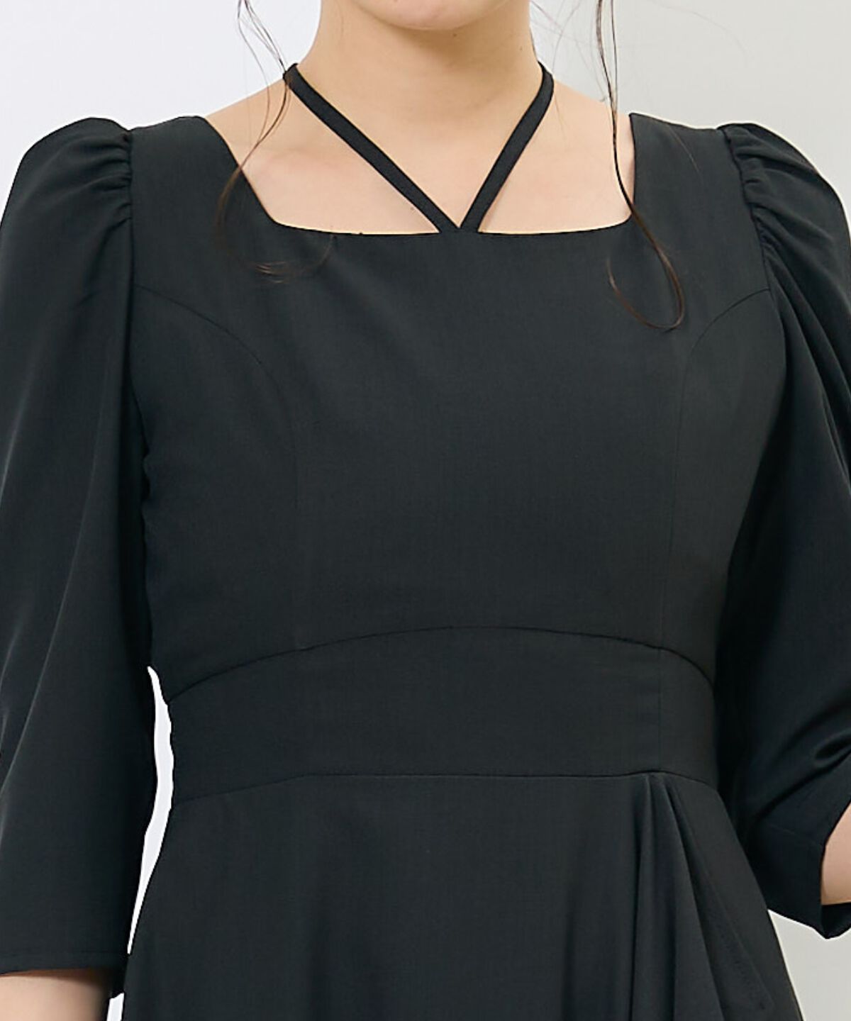 アンドクチュール「アシメラッフルティアードワンピース」|ワンピース|