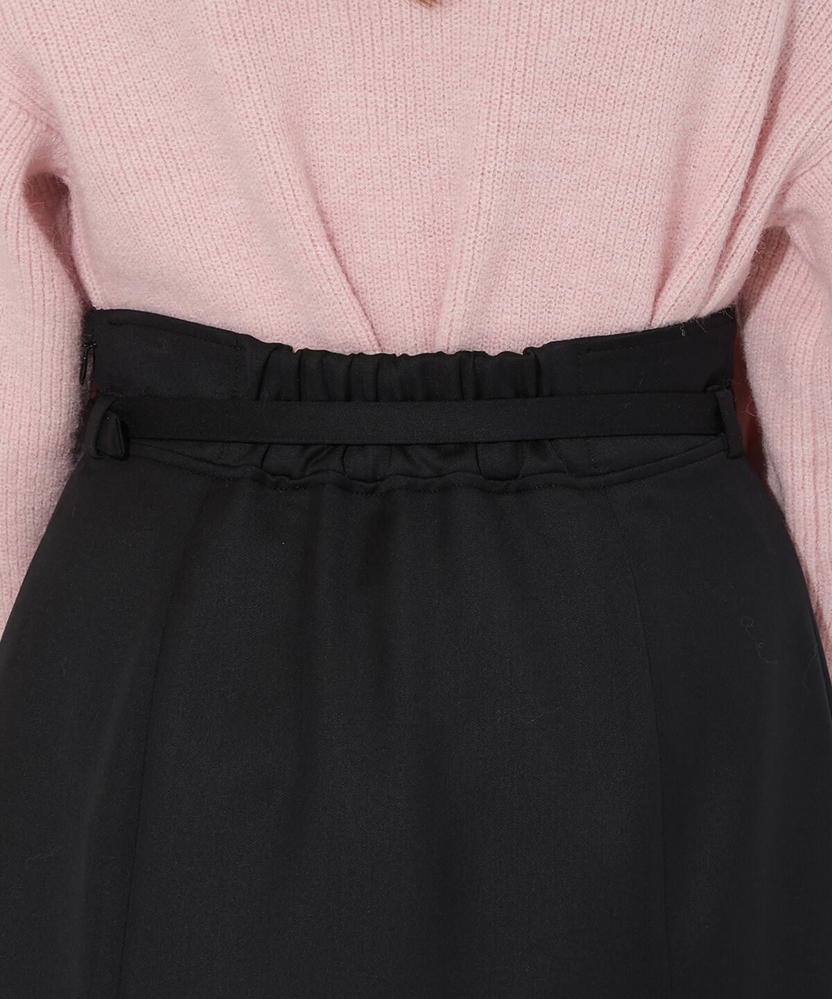 アンドクチュール「ベルト付きマーメイドスカート」|フレア|