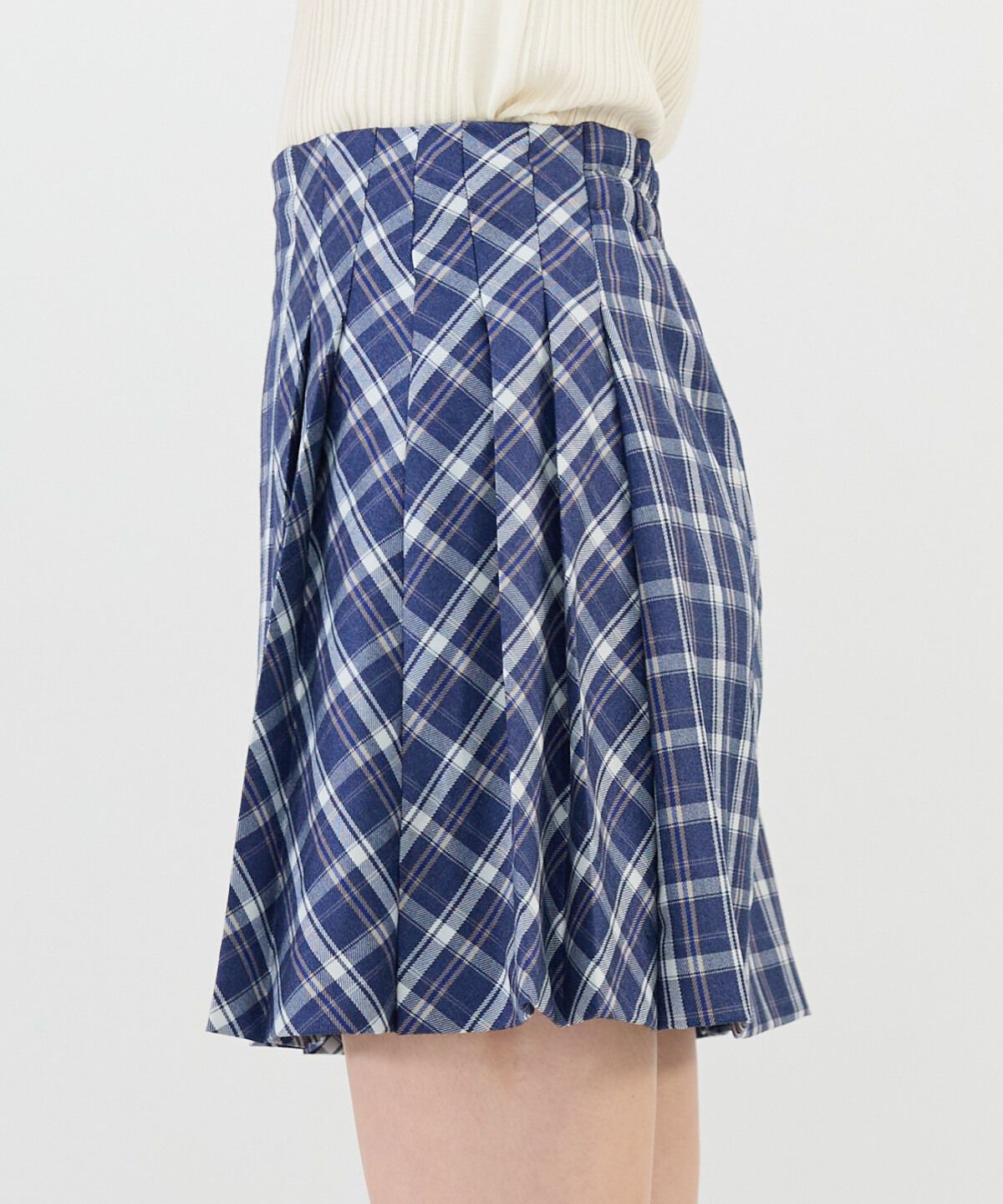 REDYAZEL「チェックプリーツスカート」|フレア|