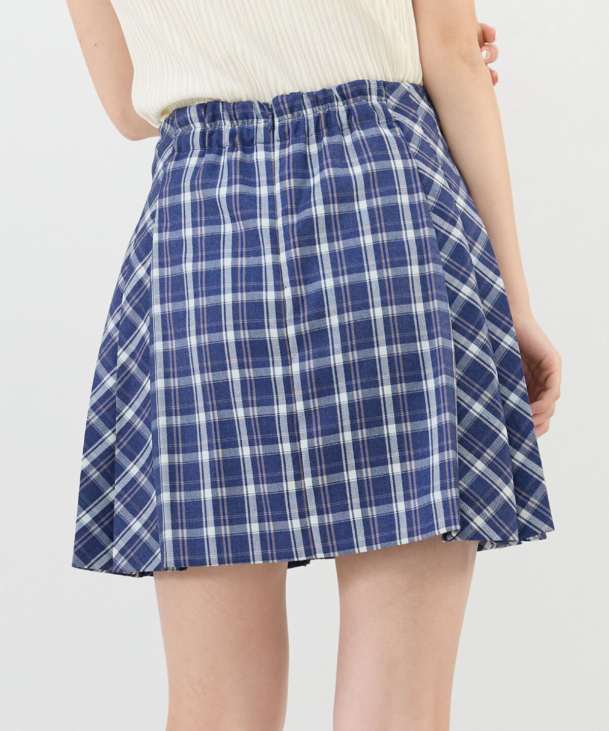 REDYAZEL「チェックプリーツスカート」|フレア|