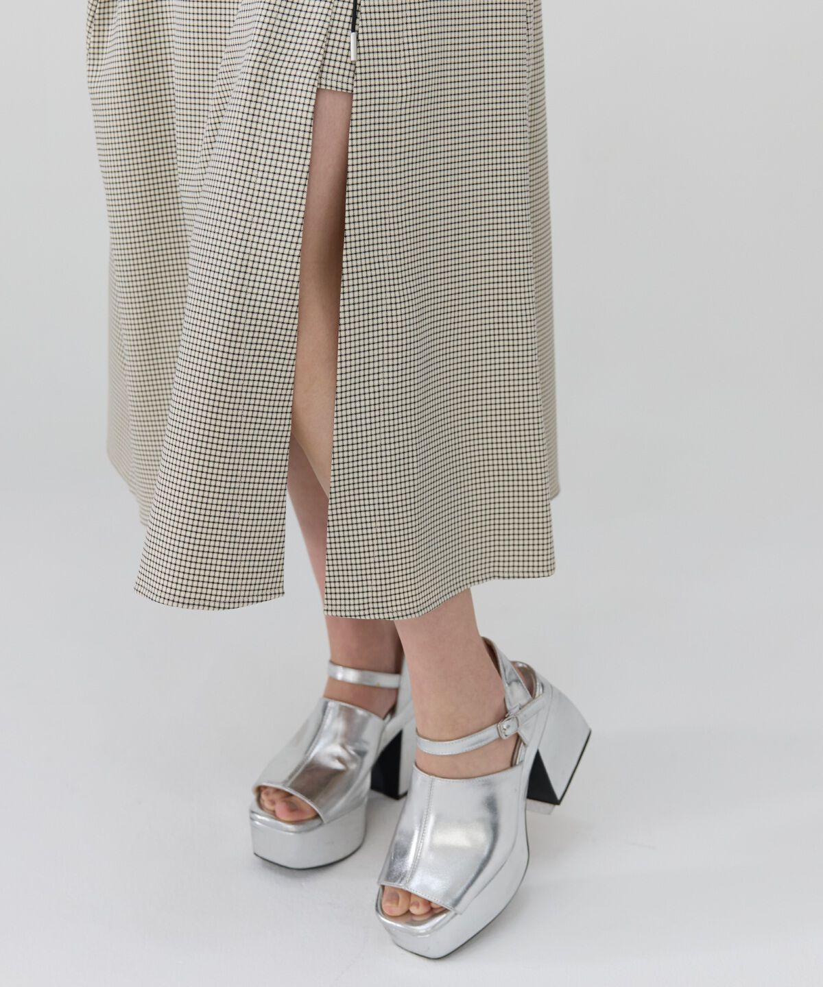 REDYAZEL「スピンドルスリットロングスカートスカート」|フレア|