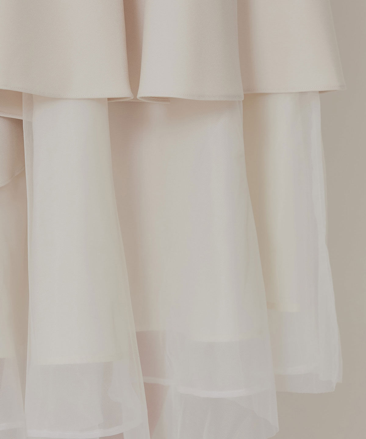 REDYAZEL「シアーMIXティアードスカート」|フレア|