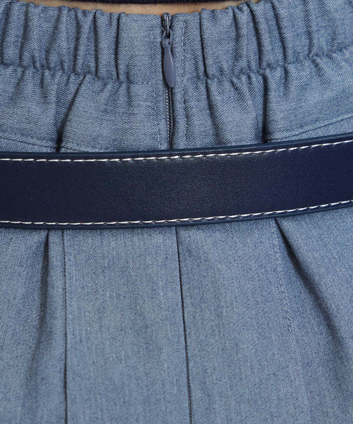 REDYAZEL「ローベルトインナーパンツプリーツミニスカート」|フレア|