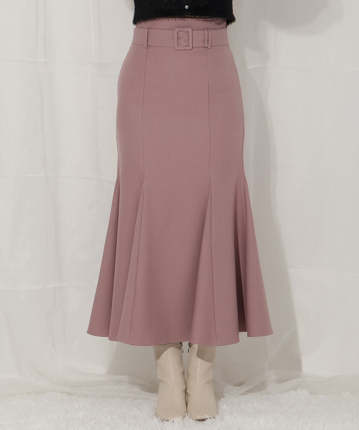 WILLSELECTION「ベルト付きハイウエストマーメイドスカート」|フレア|