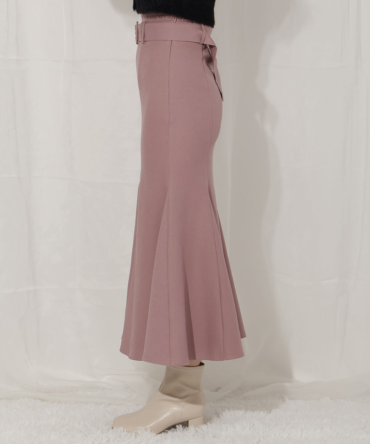 WILLSELECTION「ベルト付きハイウエストマーメイドスカート」|フレア|