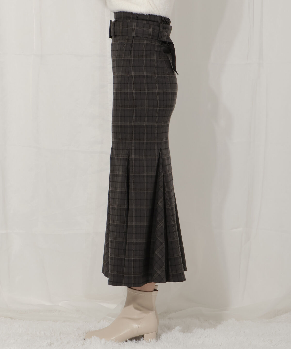 WILLSELECTION「ベルト付きハイウエストマーメイドスカート」|フレア|