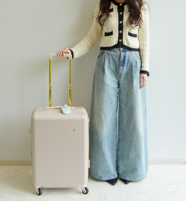 Jewelna Rose「HaNT&times;ジュエルナローズ コラボ スーツケース Mサイズ 06822」|キャリーケース|