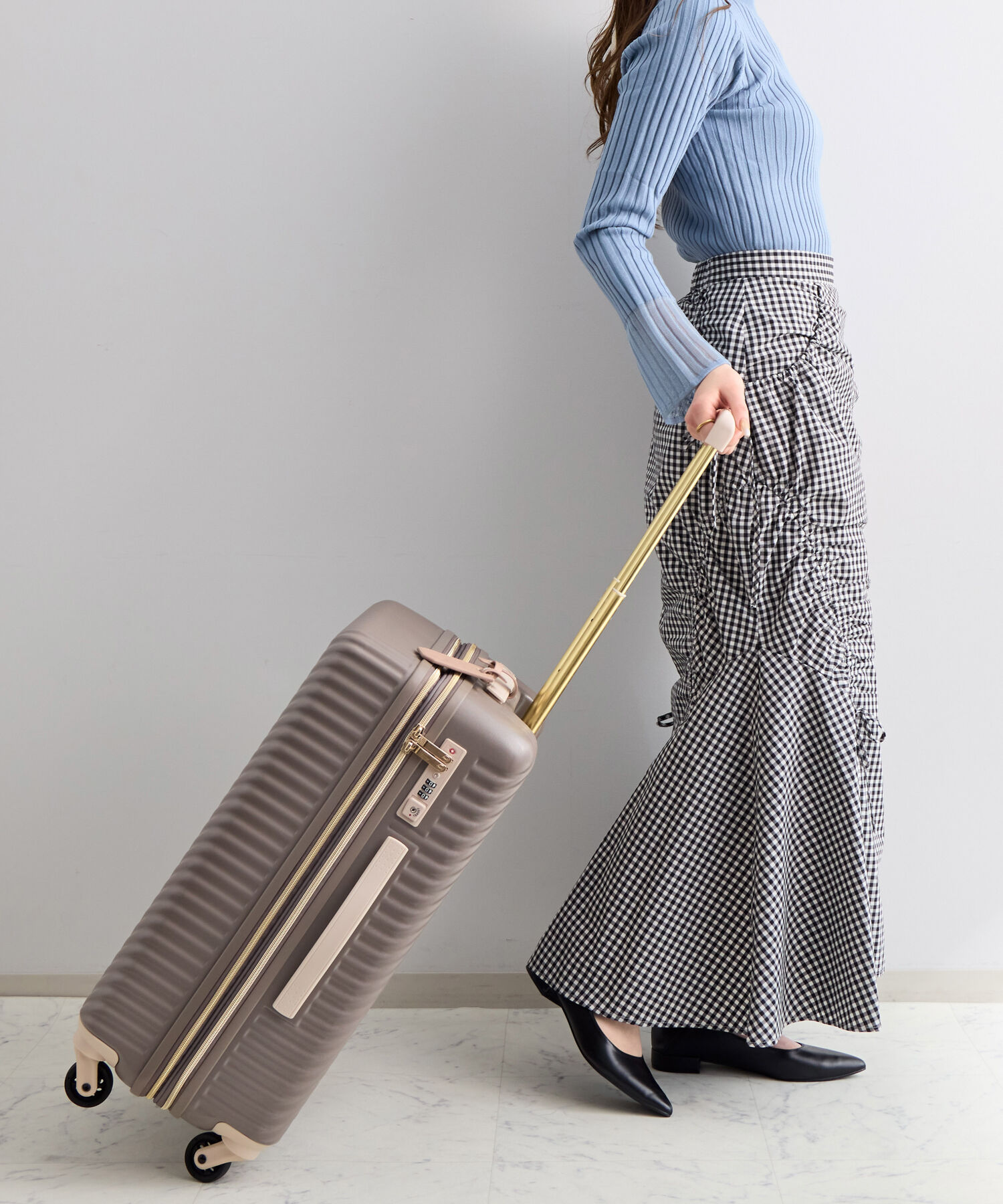 Jewelna Rose「HaNT&times;ジュエルナローズ コラボ スーツケース Mサイズ 06822」|キャリーケース|