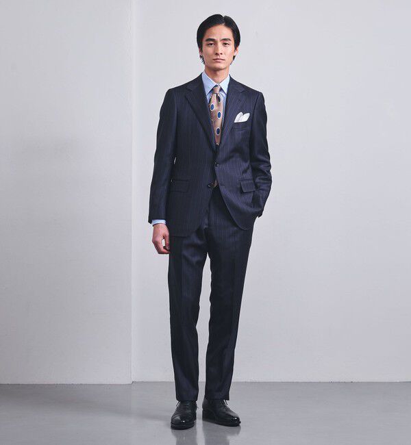 UNITED ARROWS「イージーケア AG ピンストライプ レギュラーシャツ -抗菌防臭-」|シャツ・ブラウス|