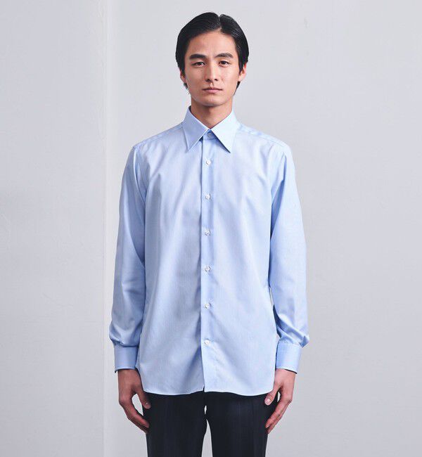 UNITED ARROWS「イージーケア AG ピンストライプ レギュラーシャツ -抗菌防臭-」|シャツ・ブラウス|