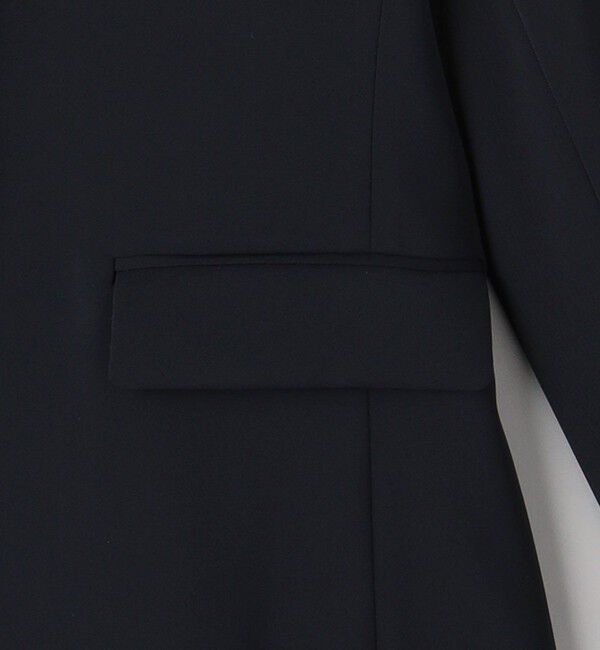 UNITED ARROWS「FEEL CLEAN Vノーカラー ジャケット」|ノーカラージャケット|