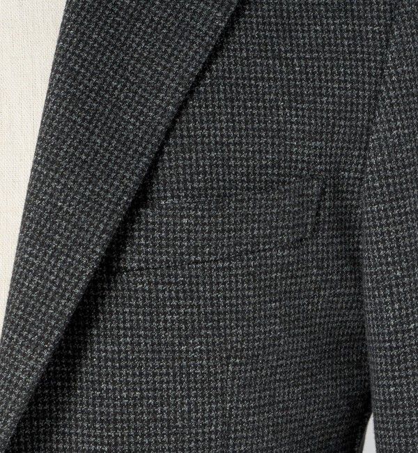 UNITED ARROWS「ハウンドトゥース ジャージ シングル2ボタン テーラードジャケット COMFORT EASY‐MODEL」|テーラードジャケット|